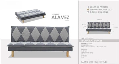 Dnevna soba z raztegljivim kavčem ALAV